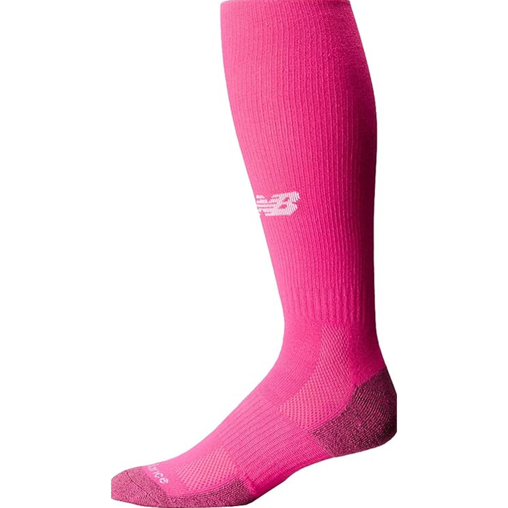 New Balance Performance All Sport Over the Calf Socks 1-Pair Pink Size L 11353